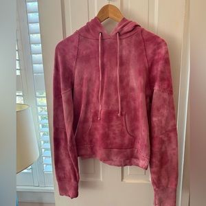 LoveShackFancy Small Hoodie Hot Pink Tie Dye!!